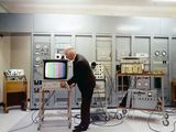 A color television test at the Mount Kaukau transmitter site, New Zeal