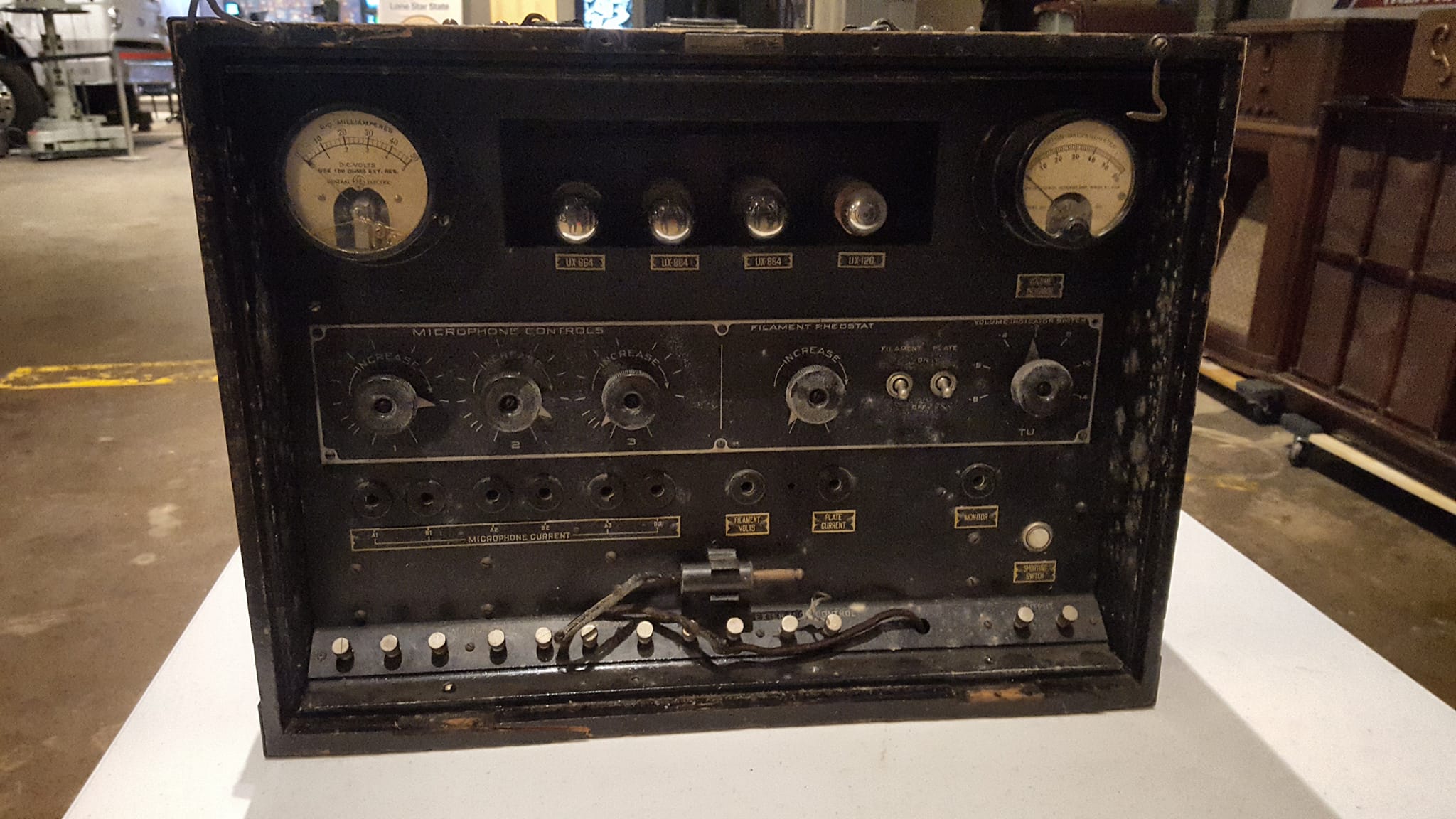 early RCA remote broadcast mixer