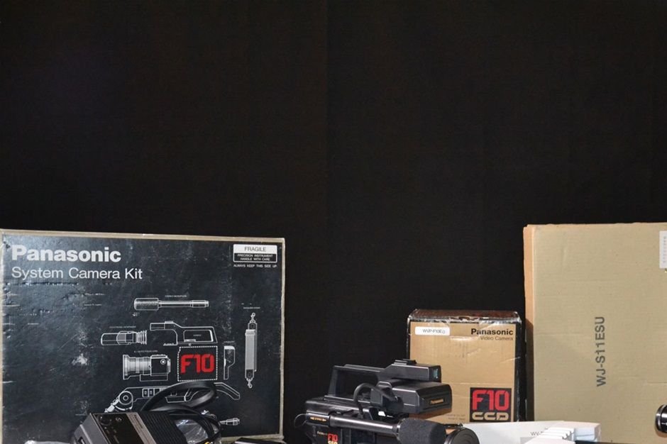 Vintage Panasonic F10 Videocameras + WJ-S1 Mixer Boxed

The Panasonic F10 camera was called a 