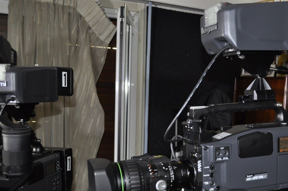 Ikegami HL-DV7AW SDI 16:9 NTSC Camcorder + CCU Adapter

New Digital Process LSI
New digital process LSI (ASIC) is adopted to produce high quality video including a six - axis linear matrix system for fine tuning of color to match broadcast requirements.

Video In connector
The HL-DV7AW includes External Video Input. Pool feed or other video source can be recorded by the tape recorder section of this camera recorder. Allows user to Input an external video source for the purpose of recording it to the DV tape deck inside the camera.

Low smear and high sensitivity CCD
High quality CCD are employed to reproduce good quality PIctures even under very low light condition.

+48dB Hyper Gain for very low light conditions
Hyper gain of +48dB is provided so that good video reproduction is assured even in the harshest shooting conditions.

Super V
To enhance Vertical resolution, the Super V function can be enabled, increasing Vertical Resolution by 20%, to achieve natural picture reproduction with remarkably fine resolution.

High Resolution Viewfinder
A high resolution broadcast use 1.5 inch viewfinder is employed, featuring over 600 horizontal lines resolution. Ease of operation is carefully considered, e.g. Brightness, Contrast and Peaking controls are easily accessible on the front of the viewfinder and a rear tally light is provided. The positioning of the viewfinder is easily adjustable.

Additional Detailed Information:

DVCAM FORMAT
High Picture Quality Digital Component Recording
The DVCAM format is a digital system with Luminance signal (Y) and Color Difference signals (R-Y, B-Y).


PCM Digital Audio System
Two modes are selectable between 2ch (48kHz sampling frequency) and 4ch (32kHz sampling frequency) which may be useful for Audio After Recording (dubbing).

Long Recording Hours
Standard size cassettes have a max. 184 minutes recording time, while mini-cassettes have max. 40 minutes recording time.		
HL-DV5


EXPRESSION

Preset and Variable Shutters
The preset shutter has six speeds (1/100, 1/120, 1/250, 1/500, 1/1000, 1/2000 seconds) and variable speeds can be set between 1/60.3 and 1/787 seconds ( 1/50.3 and to 1/781 for PAL).


Diagonal Detail for higher picture quality
The diagonal detail function increases sharpness in the diagonal direction. This function also helps to reduce cross color moire in NTSC.


Skin Detail for favorable reproduction
The skin detail function is used when skin quality is being emphasized. The edge sharpness of the skin tone can be softened so that wrinkles or age lines become less visible on the TV screen. AHD, Auto Hue Detect, for easy setting of Skin tone detail is employed.


Soft Detail Function
To ensure picture uniformity even with high contrast areas, Soft Detail is employed to produce images that are more natural, without excessive adge enhancement.


Variable Detail Settings
8 step variable frequency boost of the detail signal and B/W balance function which controls center luminance level of detail signal are provided to have better detail effects depending on the subject.

 
HL-DV7W:	2.97MHz to 6.84MHz at 4:3 mode
3.24MHz to 9.00MHz at 16:9 mode
HL-DV5:	2.97MHz to 6.84MHz


Various GAMMA settings
Not only are 4 types of GAMMA characteristics selectable (OFF/0.35/0.4 /0.45), but a GAMMA curve pattern with x5 initial gain is also selectable for certain broadcast requirement.


Black Press
To emphasize only the brighter areas of images, Black Press is provided. It is selectable in 3 steps (-7%, -5%, -3%). It can add contrast to a washed out picture.


Black Stretch
The black stretch function meets the needs of professional camera-persons who want to avoid excessive dark areas in high contrast scenes. With three settings (3, 5 and 7%), this function enables improvement in dark areas in the picture by lifting the image level of only low brightness areas.


Shock-less Auto White Balance
To avoid a sudden change in white balance when switching between white balance memories, change over time is selectable. This function exhibits superb results when the scene changes from an indoor to outdoor shot or vice versa.


OFF:	Changes Memory Data instantly
ON - 0.3s :	Changes Memory Data in 0.3 seconds.
ON - 0.5s :	Changes Memory Data in 0.5 seconds.
ON - 1.0s :	Changes Memory Data in 1.0 seconds.
ON - 1.5s :	Changes Memory Data in 1.5 seconds.
ON - 2.0s :	Changes Memory Data in 2.0 seconds.


OPERATION

A low center of gravity camera design
Ikegami's long and rich experience in professional TV camera design has enabled us to produce a one-piece camera + recorder with excellent ergonomics and very good weight balance for the comfort of the operator.


Specially designed Shoulder Pad 
A newly and specially designed shoulder pad made of non-slip material makes camera work easier. The pad can be esily adjusted.


Convenient P. FUNC switch
P. FUNC (Personal Function) switch is provided for the most frequently used functions for the operator's convenience, such as control of scene file recall, Soft Detail, and Black Press/Black Stretch.


Rotary Encoders for easier Setup
On the lower side of the camera, 3 rotary encoders are provided for easier access to setup parameters. This allows camera settings and checkups even without a remote control panel.


Camera Menu
The camera incorporates a very practical menu system which is easy to navigate with a rotary encoder at the front of the camera. The menu can be customized for specific users by changing which control items are included.


Instant recall to the Factory Preset condition
Sometimes it is useful to be able to go back to the factory's original settings. The 