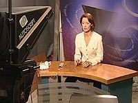 Το κανάλι διέθετε teleprompter της εταιρίας Autoscript