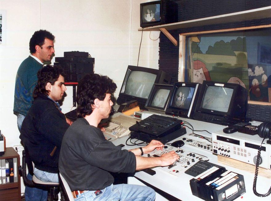 TV SERRES Greek Tv Station control room. Φωτογραφία Κωστας Δημητριαδης