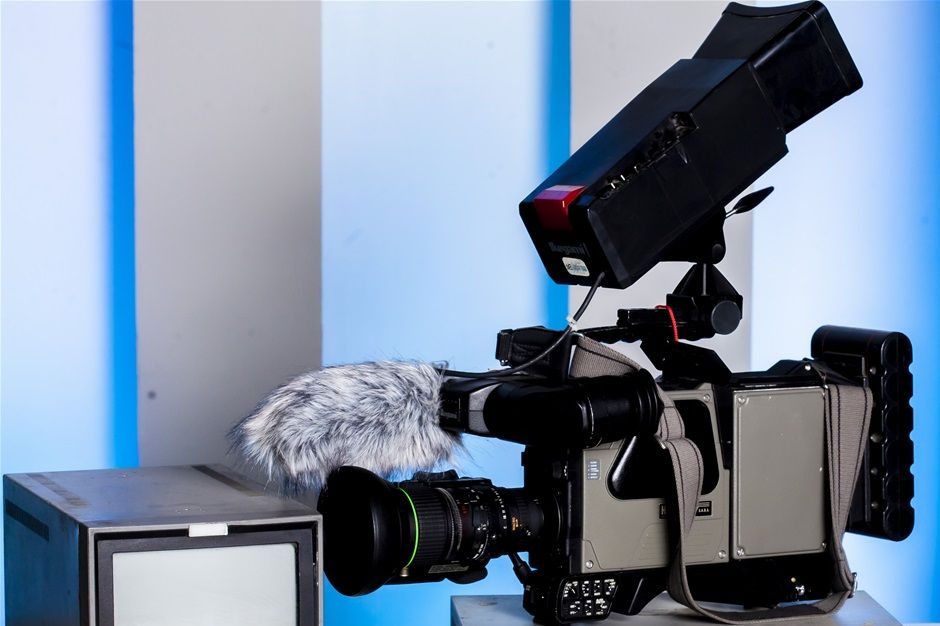 IKEGAMI HL-43 studio video camera. 
Taking full advantage of 2/3