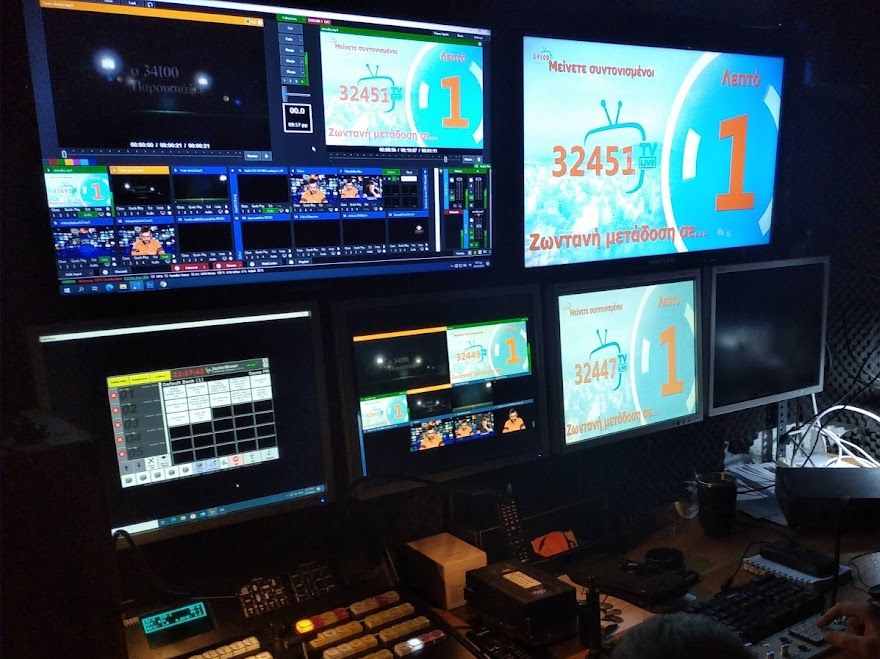 Το control room toy 34100 τηλεόραση πλήρως εξοπλισμένο.